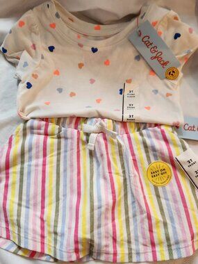 Bundle of 2T Cat & Jacks Girl's Clothes